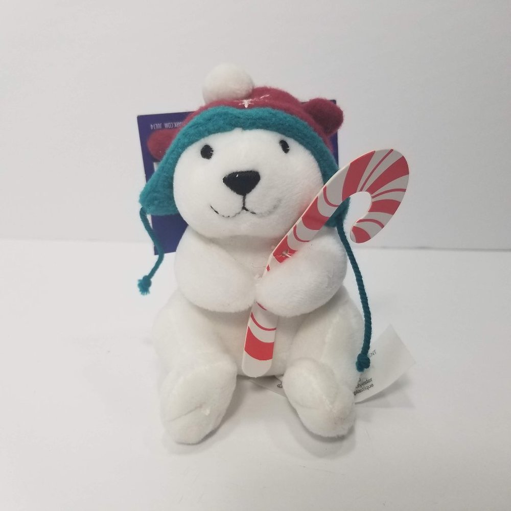 Hallmark Plush Polar Bear Xmas Ornament Gift Money